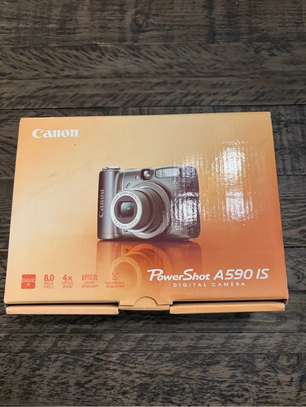 NEW Canon PowerShot A590 IS 8.0MP Digital Camera PRISTINE Factory Sealed Vintage
